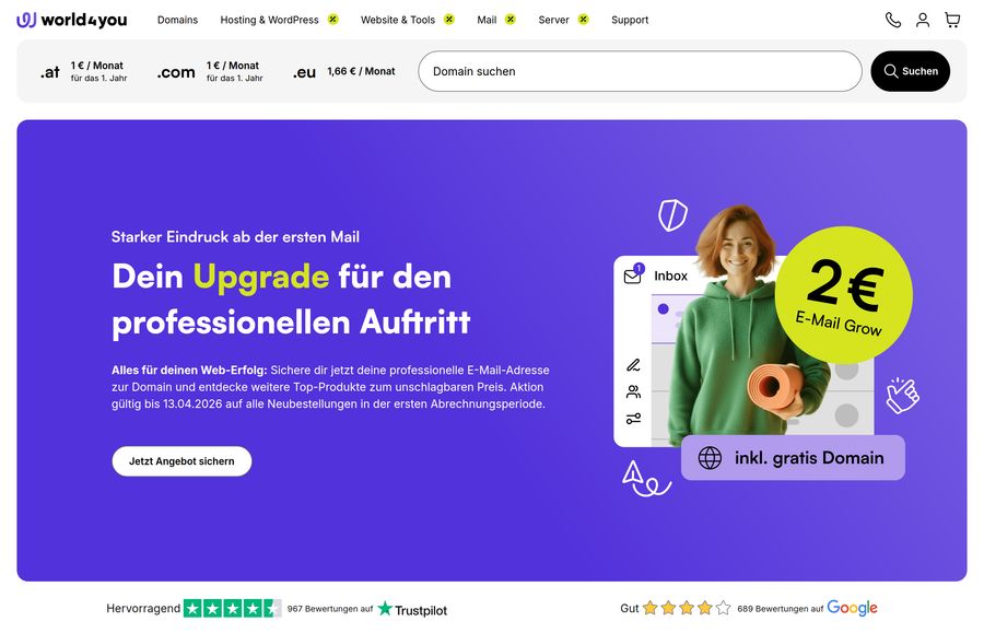 world4you corporate website